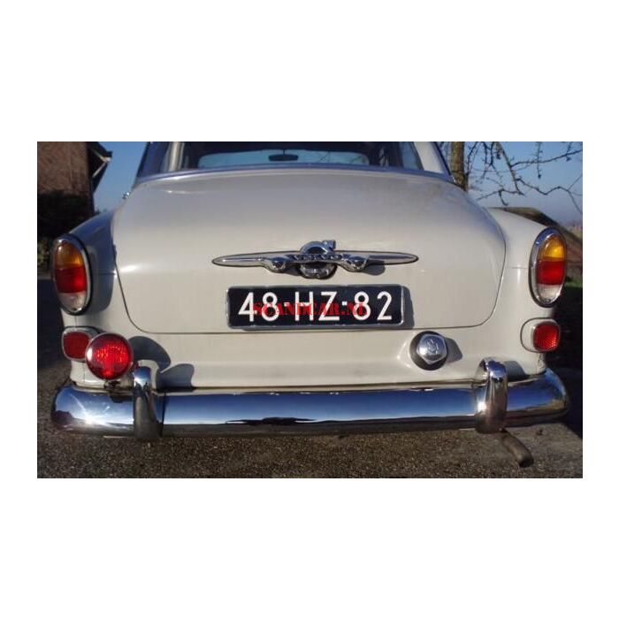 Kentekenplaat lang blauw luxe oplegletters