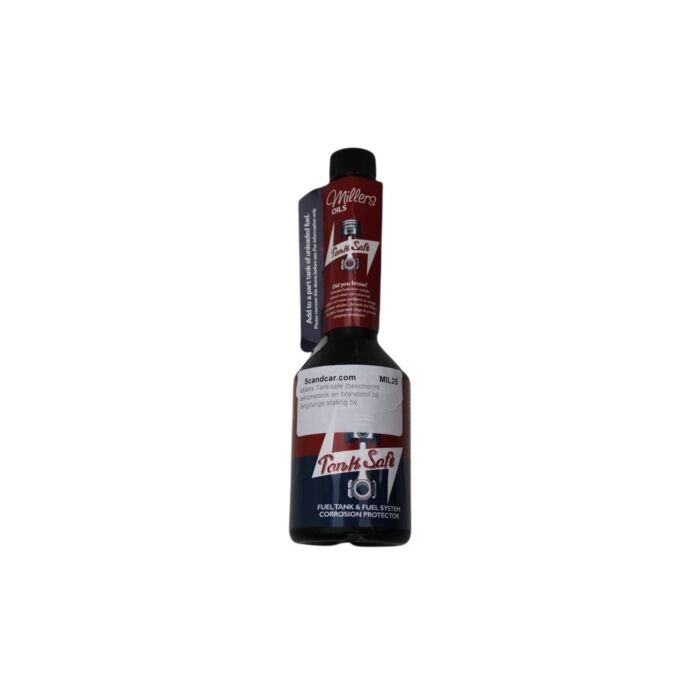 Millers tanksafe (beschermt benzinetank en brandstof bij langdurige stalling bv winter) 250 ml