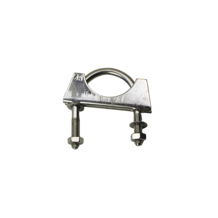 Uitlaat klem 48 mm RVS
