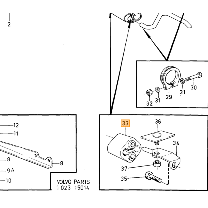 Volvo Distributieriem Reparatieset met Automatische Spanner Volvo 850 - 960 - S40 - V40 - S70 - V70 - XC70 - C70 Volvo onderdeel nr VKMA06602