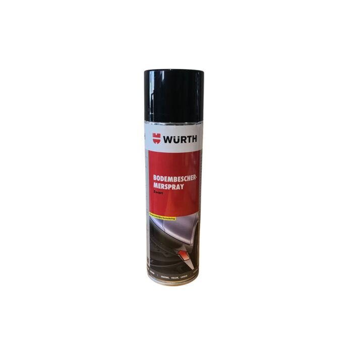 Spraydåse Bundsbeskyttelse stone guard overmålbar sort 500ml Wurth