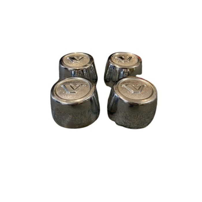Volvo Navkapselsæt, Navkapsel, til Volvo 240+260, 70mm Metal for Rim 1229734 1229778 1229792 1359670, Volvo Part 1206278, Used