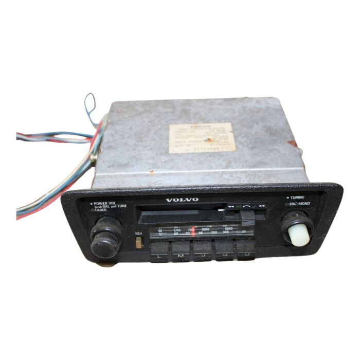 Radio, L/M/U Kassetteradio, 12 Volt, Volvo 240 260 740 760, 8113490879, 51179484, Brugt