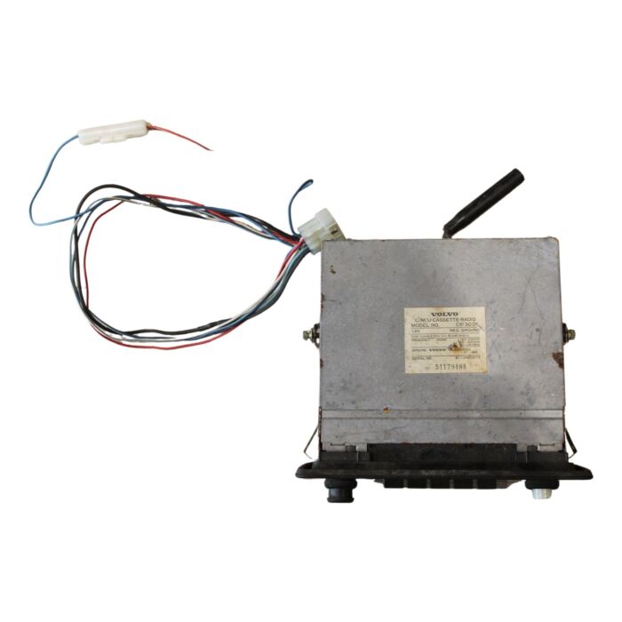 Radio, L/M/U Kassetteradio, 12 Volt, Volvo 240 260 740 760, 8113490879, 51179484, Brugt