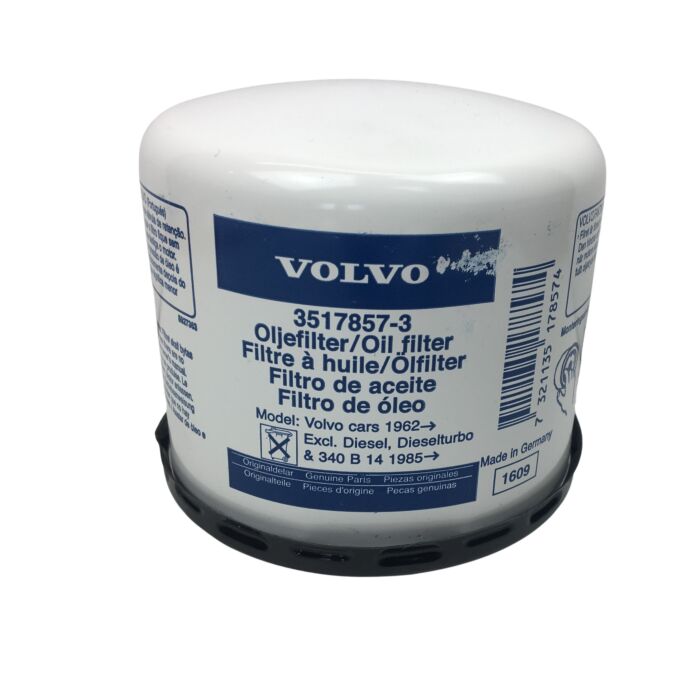 Oliefilter B18+B20+B30 B200 B230  Amazon+P1800+140+164+ 240 260+740+940+760+960+850+S70+V70-2000 S40+v40 -1997 origineel Volvo 1266286
