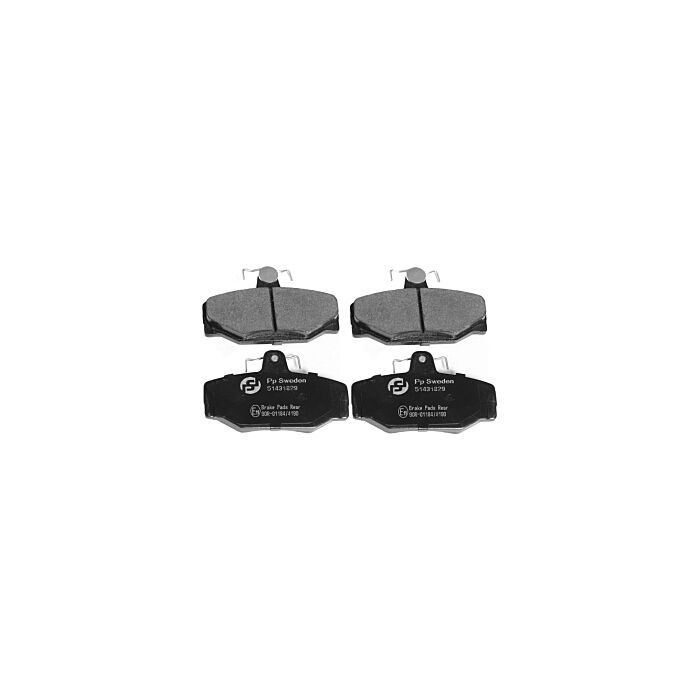 Rem blok set achter TRW 960 740 760 940 V70 V90 S90 850 OEM ref 2709236 271573 2715738 271829 2718294 271958 2719581 272291 2722