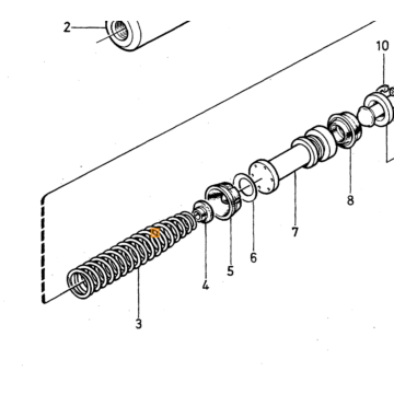 Koppelings pedaal 240 serie