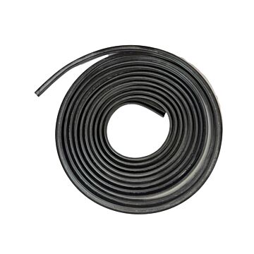 Rubber sierlijst voorruit 140+164+240+260 -1989 (gemonteerd aan de sierlijst) ORIG Volvo