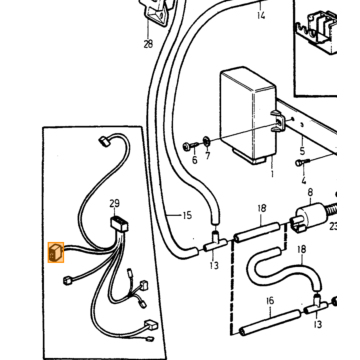 Cruisecontrol Pedaalschakelaar Volvo 740 - 760 - 780 - 940 - 960 - S90 - V90