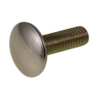 Bumper bout lang chroom (moer 950354 nodig) 