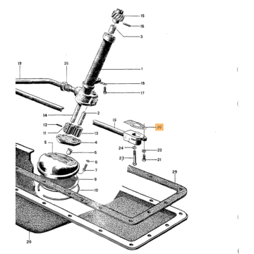 Oliepumpepakning B16 B16A -124556 B16B -56.094