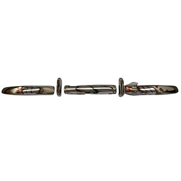 Bumper PV544 achter complete set incl rozetten RVS
