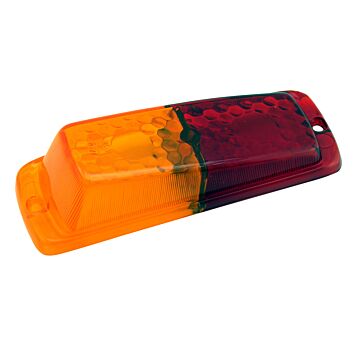 Glas achterlicht Duett rood oranje achterlichtglas 445 210
