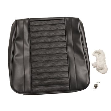 Bekleding Amazon stoelhoes zwart vinyl zitting en rug set 1965-1968 417-428-584-511-515-168 172-507