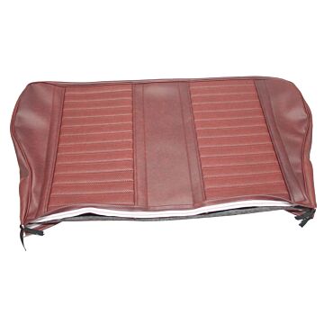 Bekleding Amazon kombi rood achterbank set rug+zitting  510-518
