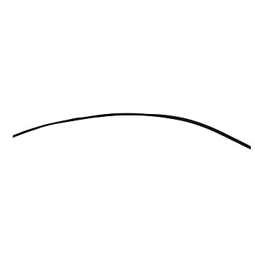 Schraaprubber raam  binnenzijde portier 240-260  2 deurs+ 4 deurs 89 cm