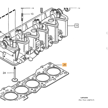 Koppakking Volvo 850 - S70 - C70 - V70 - S80