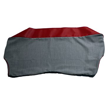 Bekleding PV544 achterbank hoes rug grijs-rood 1958 21-140 alt 1