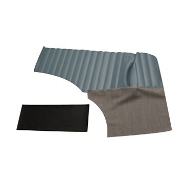 Bekleding PV544 zijpaneel blauw links achter 1962 39-196