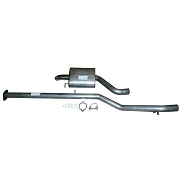 Uitlaatsysteem Catback enkele demper Volvo V70 - XC70 D5 AWD 2008-2009
